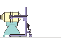 Labor saving by using up/down & reverse mechanism of container